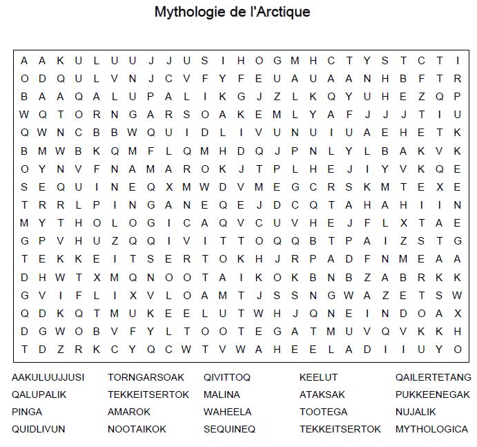 mots mélés