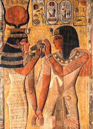 Sethi I et Hathor