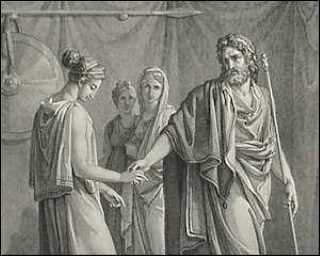 Agamemnon accueille Iphigénie