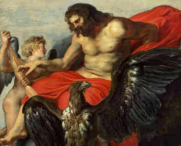 Cupidon suppliant Jupiter