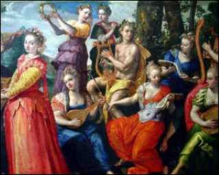 Apollon et les Muses par Maerten de Vos