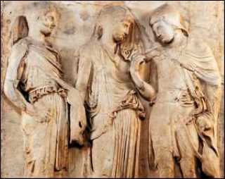 Hermès, Eurydice et Orphée