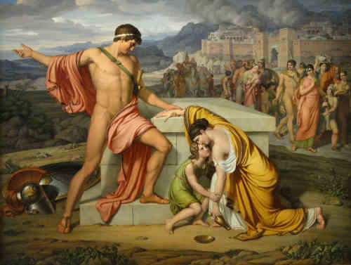 Pyrrhus, Astyanax et Andromaque 