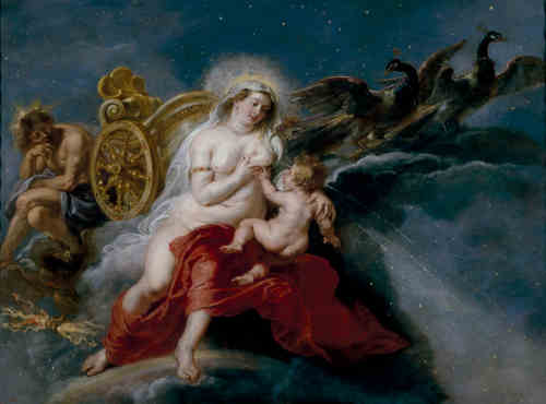 Hercule étouffant les serpents
