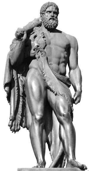 Hercule et le lion de Némée