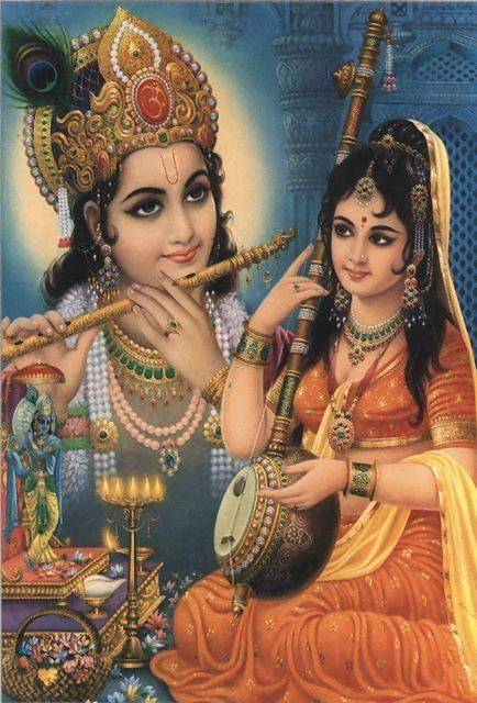 Mira Baï et Krishna